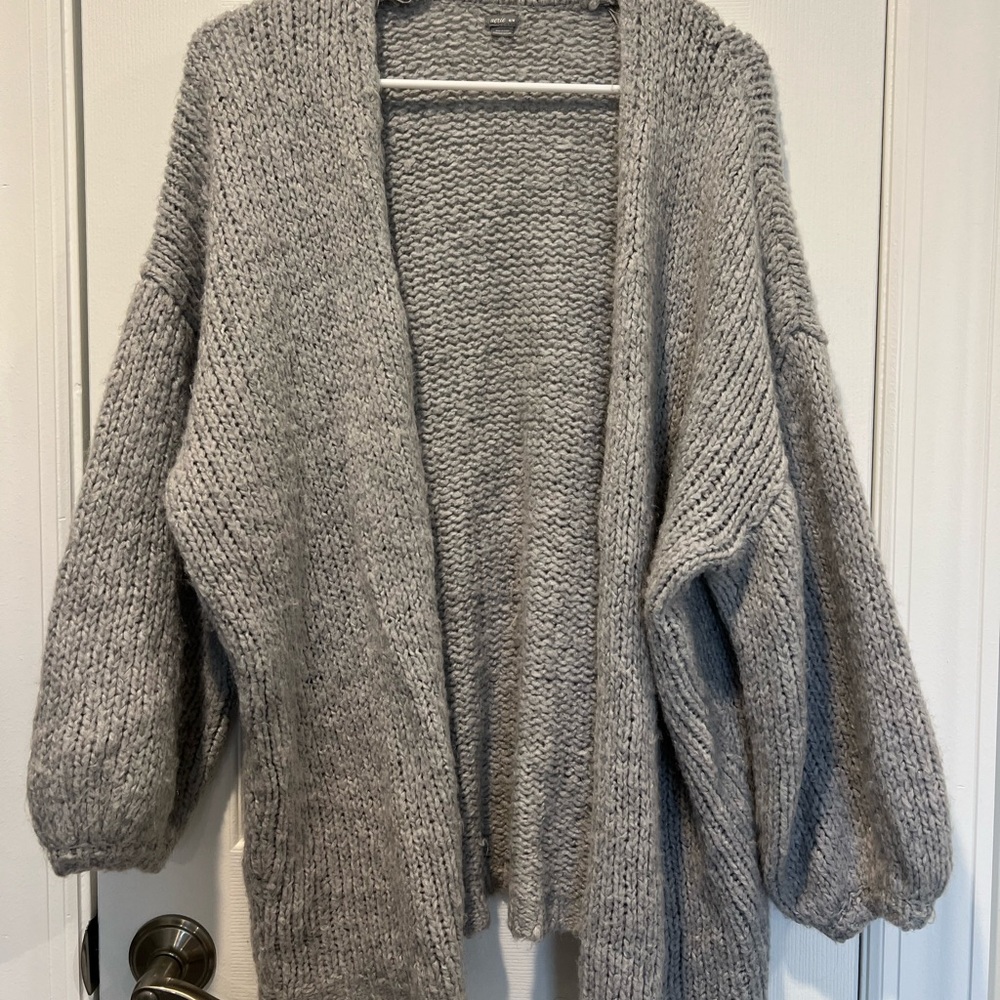 Gray Cardigan